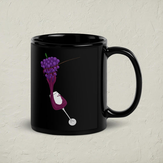 Mystic Wine (Double Print) Black Mug