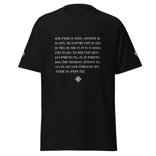 Our Father in Runes (BLACK)